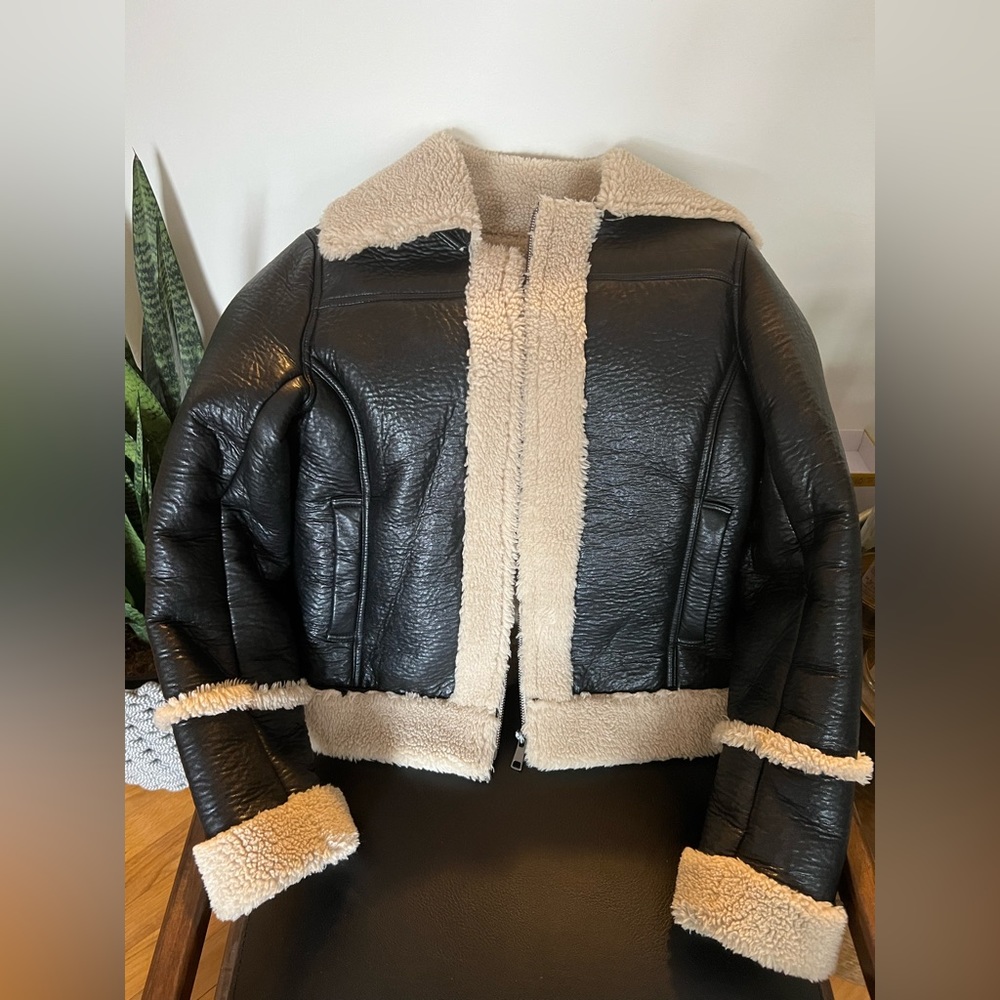 MOTHER Boxy Moto Jacket